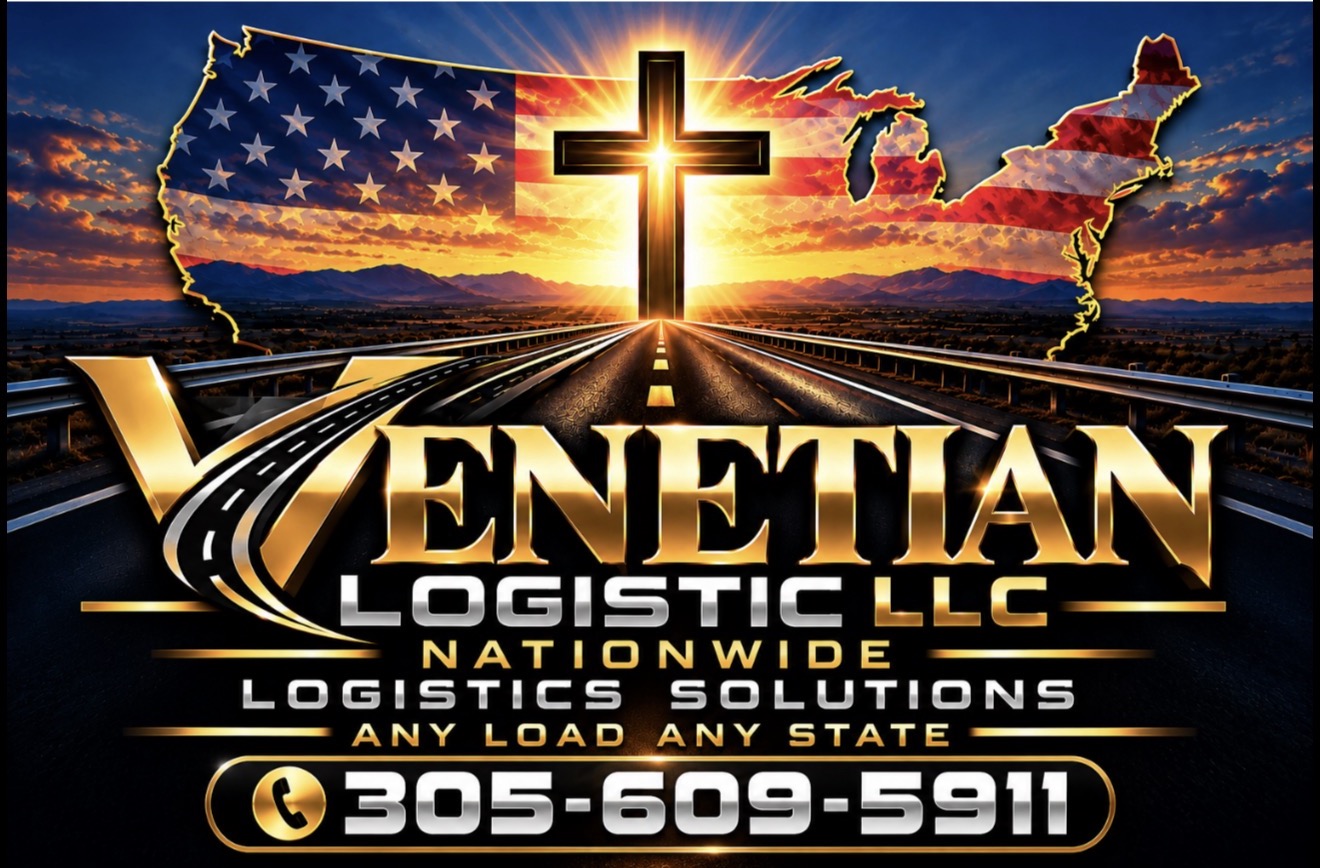 Venetian Logistic LLC: nationwide logistics solutions, any load any state, 305-609-5911